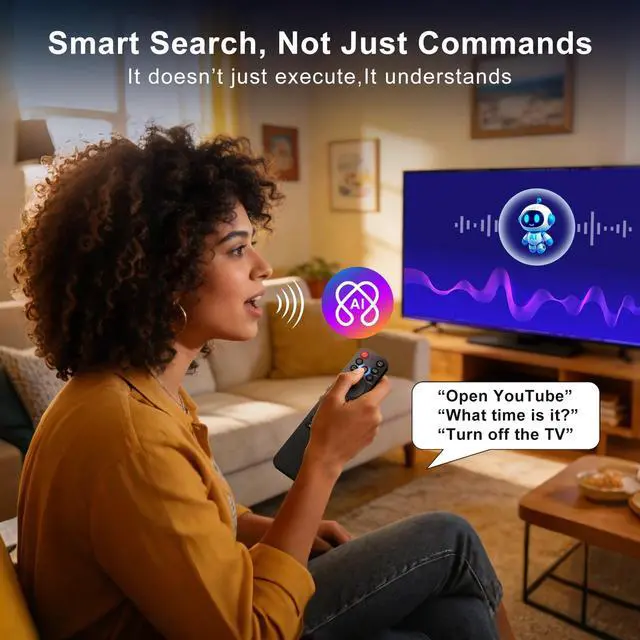 Alt view image 4 of 5 - AI Voice Magic Remote for LG OLED QNED UHD NanoCell Webos Smart TV Magic Remote Control Replacement AN-MR25GA MR21 MR22 MR23 MR24 GA GN MR20GA MR19BA MR18BA AKB75855501, with Pointer-2 Year Warranty