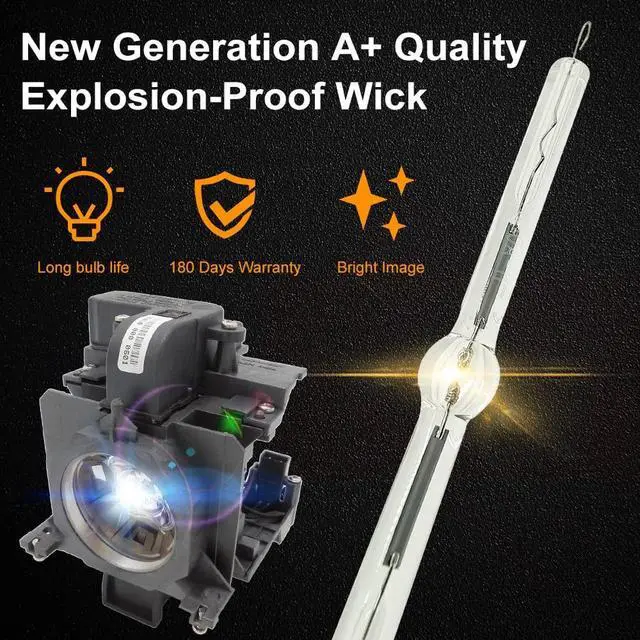 Alt view image 3 of 5 - CTLAMP A+ Quality ET-LAE200 Replacement Lamp Bulb with Housing Compatible with PANASONIC PT-EW530E PT-EW530EL PT-EW630E PT-EW630EL PT-EX500E