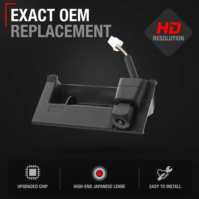 Alt view image 2 of 5 - Rear View Backup Camera, Reverse Park Assist - Compatible with 2019-2022 Honda Pilot - OEM 74810TG7A41, HO1960161