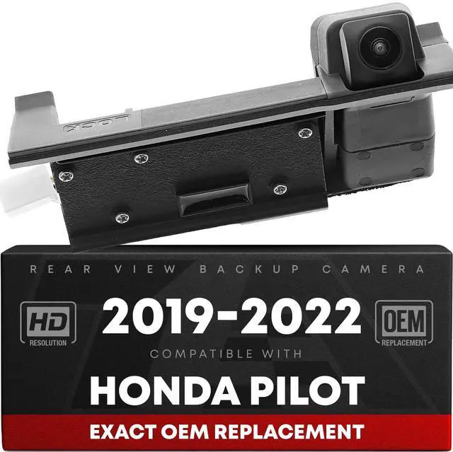 Main image of Rear View Backup Camera, Reverse Park Assist - Compatible with 2019-2022 Honda Pilot - OEM 74810TG7A41, HO1960161