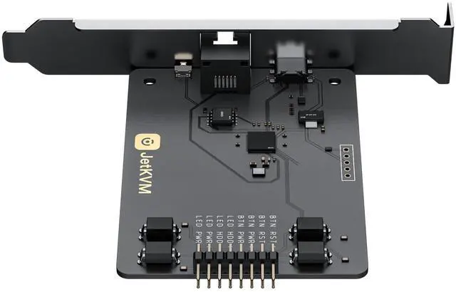 Alt view image 5 of 5 - JetKVM Open-Source IP KVM Remote Control Jet KVM Over IP, Ultra-Low Latency Touchscreen Compatible with Mac/Windows/Linux, for Home Offices Data Centers Server Management (ATX Extension Board)