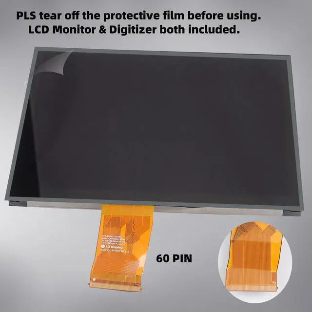 Alt view image 2 of 5 - Dasbecan Uconnect 8.4" Navigation LCD Touch Screen 4C UAQ Nav Radio Compatible with Dodge RAM Jeep Chrysler 2017-2022 LA084X01(SL)(02) (Digitizer Included)