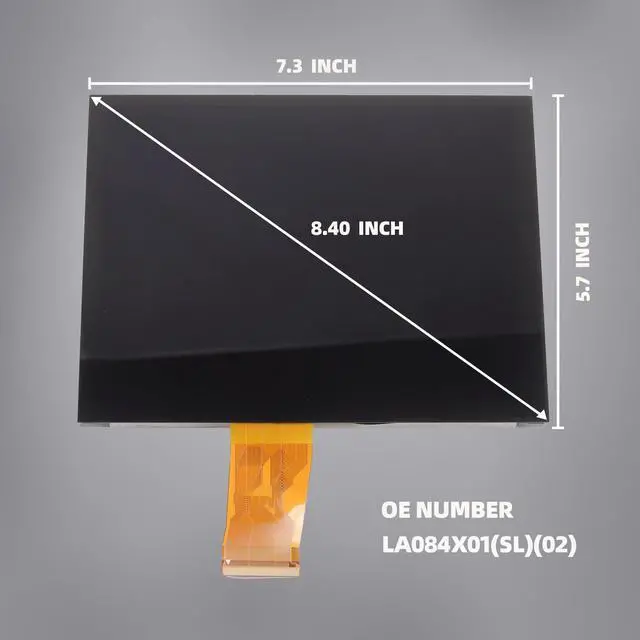 Alt view image 5 of 5 - Dasbecan Uconnect 8.4" Navigation LCD Touch Screen 4C UAQ Nav Radio Compatible with Dodge RAM Jeep Chrysler 2017-2022 LA084X01(SL)(02) (Digitizer Included)