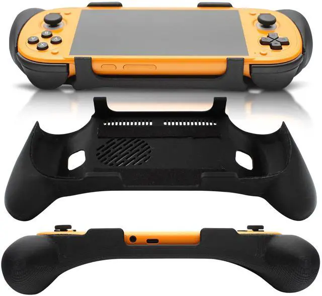 Main image of Grip for Retroid Pocket 6 Grip 2-in-1 Reversible Screen Cover & Thick Comfort Grip Case with Felt Wrap Ergonomic RP6 Handheld 2n1 J C S F Y (Thick Comfort Grip) (Thick)