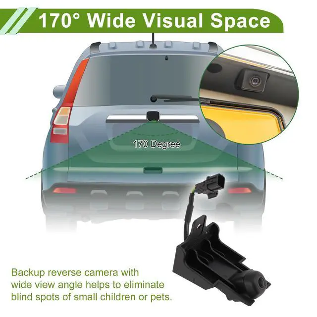 Alt view image 3 of 5 - FUELHOOD Car Park Assist Camera Rear View Backup Reverse Camera for Hyundai Veloster N 2019-2020 No.95760K9000 1 Pc