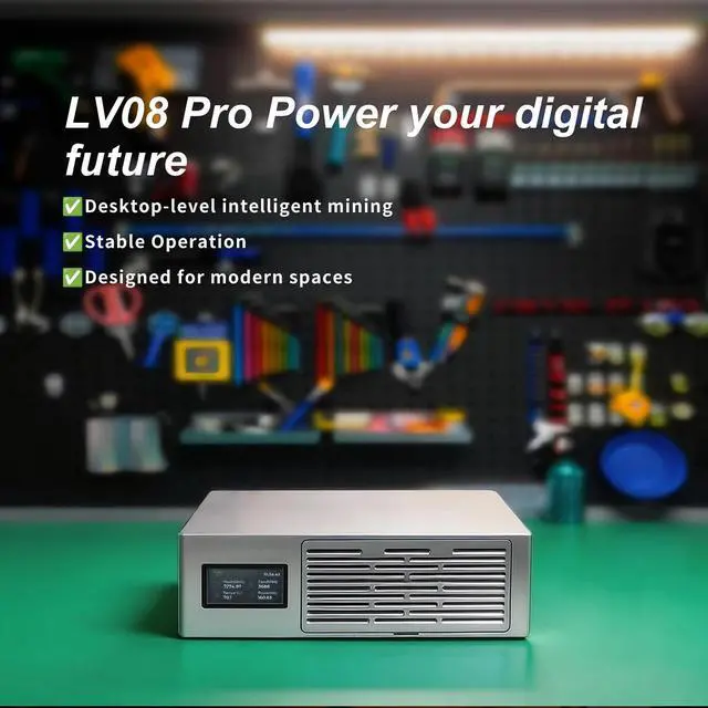 Alt view image 3 of 5 - Luckyminer LV08 Pro, 7TH/s 150W BTC Miner SHA256 Algorithm Crypto Miner Home and Office Mining, Bitcoins Miner Machine Lotto Mining Device
