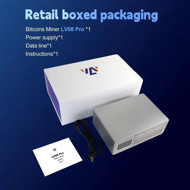 Alt view image 5 of 5 - Luckyminer LV08 Pro, 7TH/s 150W BTC Miner SHA256 Algorithm Crypto Miner Home and Office Mining, Bitcoins Miner Machine Lotto Mining Device