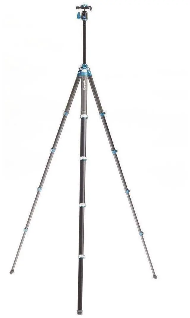 Alt view image 3 of 5 - Benro CyanBird Carbon/Aluminum 5 Section Tripod with N00P (TCBH15N00P)