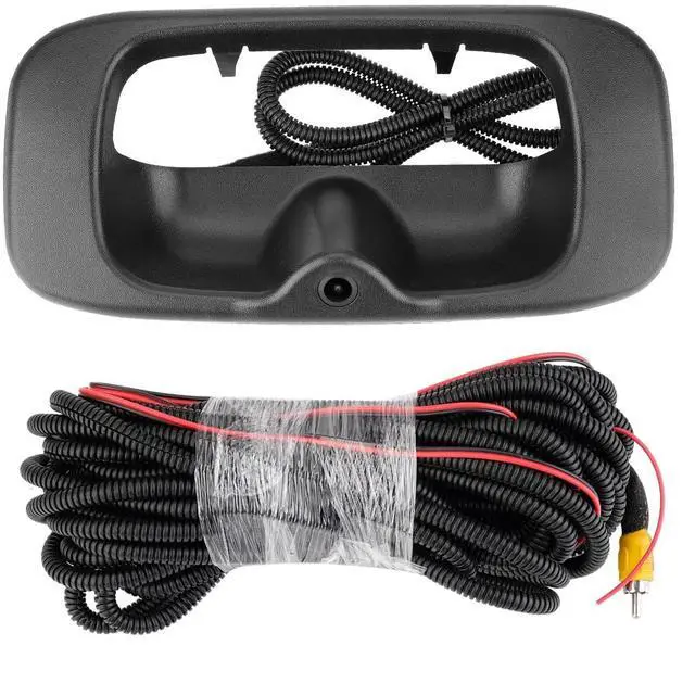 Main image of Ricmjend Tailgate Handle Backup Camera Compatible with 1999-2007 Chevy Silverado GMC Sierra Fleetside 1500 2500 3500 Handle Tailgate Lock RCA Connector Replaces #15997911,15228539,15228541