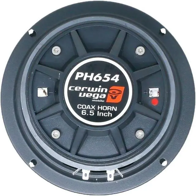Alt view image 3 of 5 - Cerwin Vega PH654 6.5 inch 300 Watts Full-Range Coax Horn Car Speakers 4 Ohm