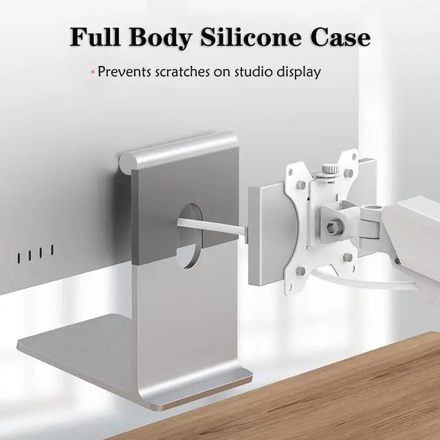 Alt view image 3 of 5 - Vesa 75mm Monitor Arm Mounting Kit Vesa Converter for 27 Inch Studio Display Monitor Aviation Aluminum Alloy is Strong and Durable