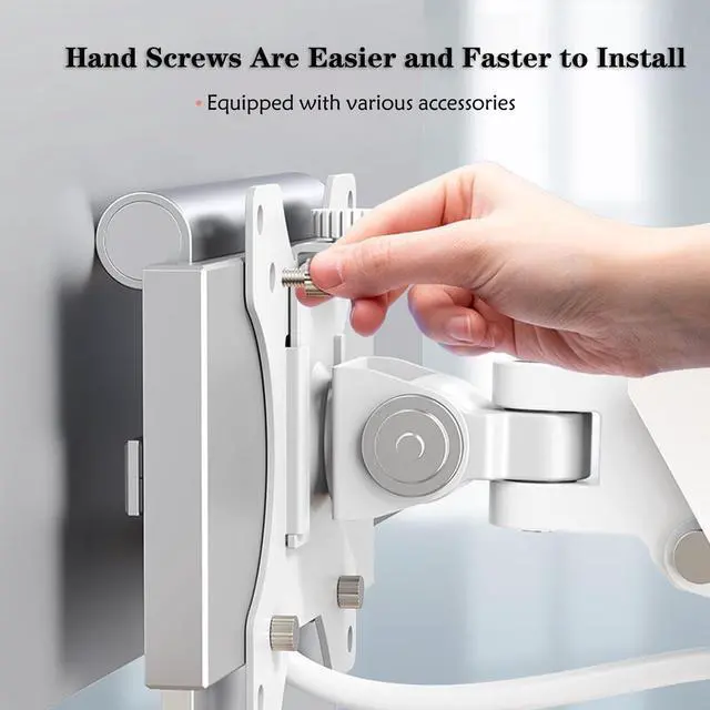 Alt view image 4 of 5 - Vesa 75mm Monitor Arm Mounting Kit Vesa Converter for 27 Inch Studio Display Monitor Aviation Aluminum Alloy is Strong and Durable