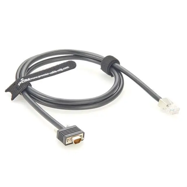 Alt view image 5 of 5 - Plinkwirekb Compatible with EMC 038-003-085 038-003-623 Micro DB9 to RJ12 SPS Serial Sense Cable for CX3 CX4 VNX Clariion Storage Systems(1M/3.28FT)