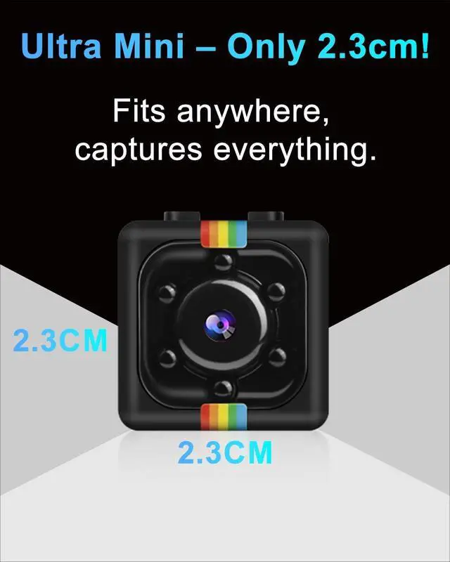 Alt view image 5 of 5 - Veralyxa No WiFi Security Camera, 1080P Mini Spy Camera, Small Cameras