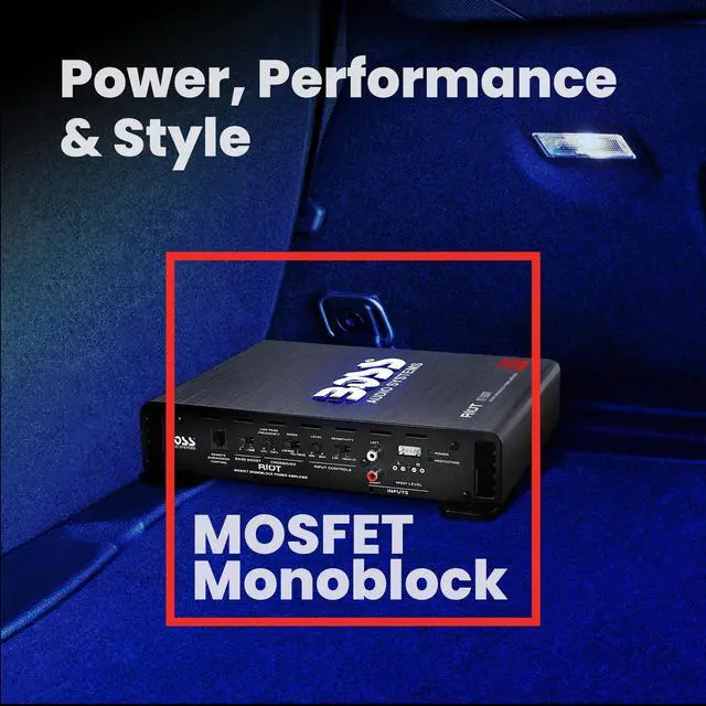 Alt view image 3 of 5 - BOSS Audio Systems R1100M Monoblock Car Amplifier - 1100 High Output, 2-8 Ohm Stable, Low/High Level Inputs, Low Pass Crossover, MOSFET Power Supply