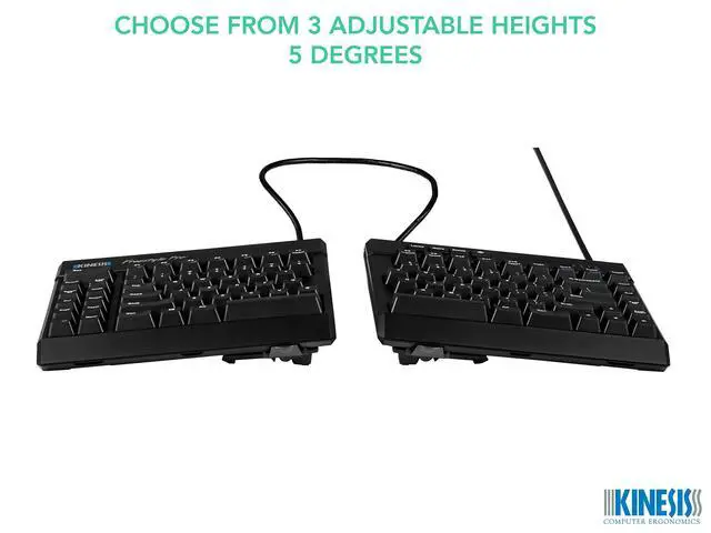 Alt view image 2 of 5 - KINESIS AC930 V3 Pro Lifters (Tenting for Freestyle Pro & Edge), Black