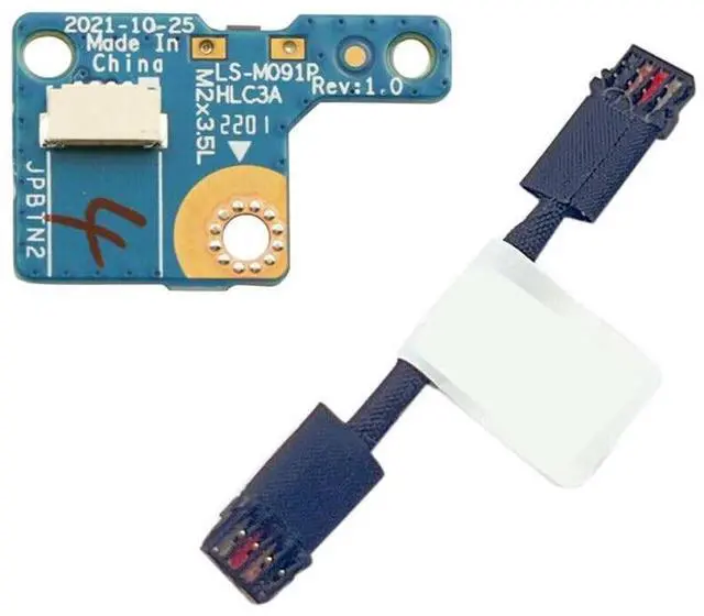 Main image of Gintai Power Switch ON-FF Button Board & Cable Replacement for Lenovo Yoga 6 13ALC7 82UD Yoga 6 13ABR8 83B2 HLC3A 5C50S25306 LS-M091P