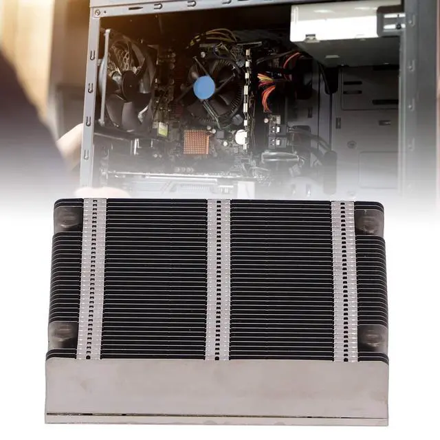 Alt view image 5 of 5 - 1U Passive CPU Heat Sink,Computer CPU Heatsink Cooler,for LGA 2011