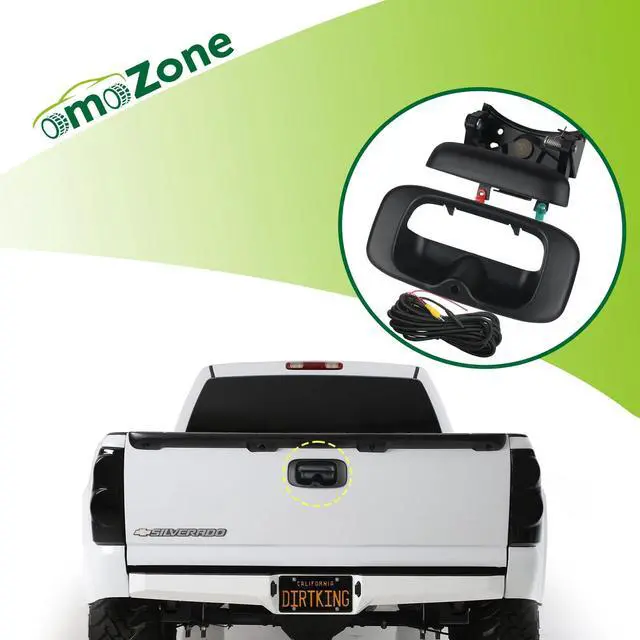 Alt view image 5 of 5 - omoZone Backup Camera Tailgate Handle Rear View Camera Liftgate Latch Handle Compatible with 1999-2007 Chevrolet Chevy Silverado,GMC Sierra 1500 2500 3500 HD