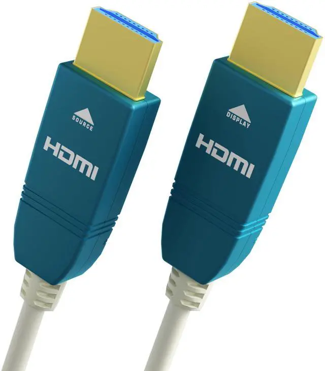 Main image of BlueAVS 15 Feet HDMI Fiber Optic Cable 4K 60Hz HDMI 2.0b High Speed 18Gbps Dynamic HDR10 HDCP2.2/2.3 eARC White