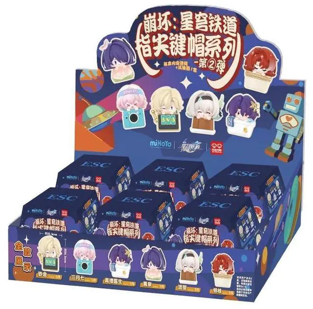 Main image of Honkai: Star Rail Honkai: Star Rail Fingertip Keycap Series 2 - Complete Collection (6 Characters, 6 Designs in Total)