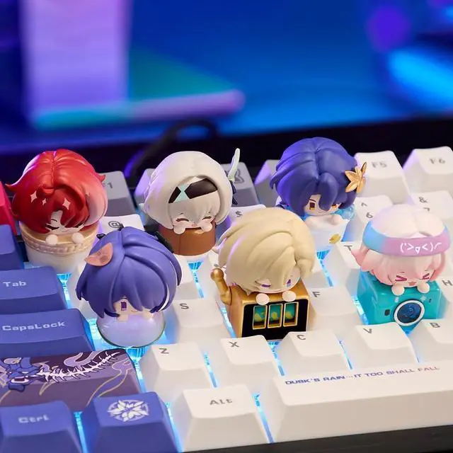 Alt view image 3 of 5 - Honkai: Star Rail Honkai: Star Rail Fingertip Keycap Series 2 - Complete Collection (6 Characters, 6 Designs in Total)
