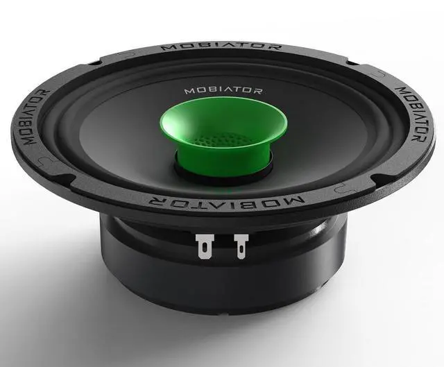 Alt view image 5 of 5 - mobiator MB-M65T 6.5" 2-Way Pro Audio Midrange Coaxial Speakers, 360W Max, 4-Ohm, 1.5" Voice Coil, with Built-in Bullet Tweeters, Easy to Install in Cars/Trucks/Doors (Pair)