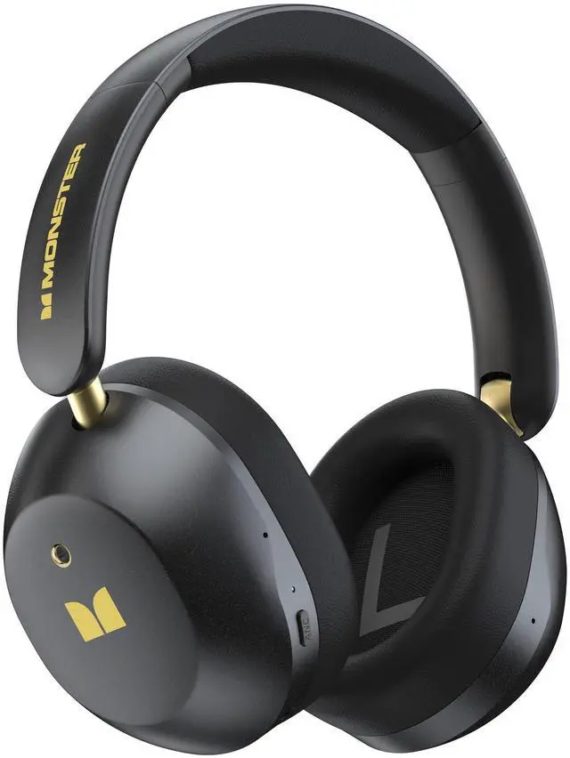 Main image of Monster Persona 6th ANC Active Noise Cancelling Headphones, Wireless Bluetooth Headphones Over Ear with HiFi Stereo Audio, 60H Playtime, Bluetooth 6.0, 3 EQ Modes for Travel Work, Black