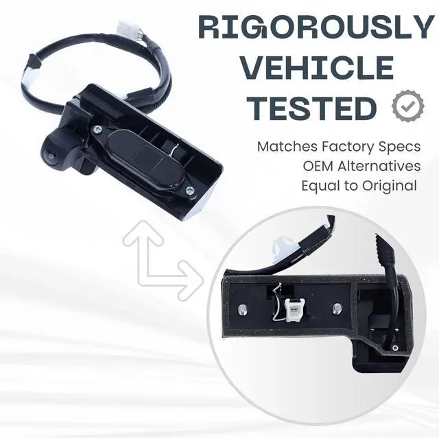 Alt view image 3 of 5 - Backup Camera Replaces for 2014-2017 Honda Odyssey Manual Liftgate, Power Liftgate w/o Navigation System OE Part # 74810-TK8-A30