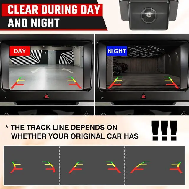 Alt view image 4 of 5 - 22900993 Backup Camera Rear View Camera,Fit for GM Chevy Traverse 2013-2017 Parking Park Assist Camera Replaces #23135306, GM1960127