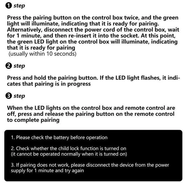 Alt view image 2 of 5 - FQOUG Replacement Remote Control for OTDMEL Adjustable Split King Bed Frame, for Verpal Zero Gravity Adjustable Bed Frame, Part Numbers RF.30.17.28