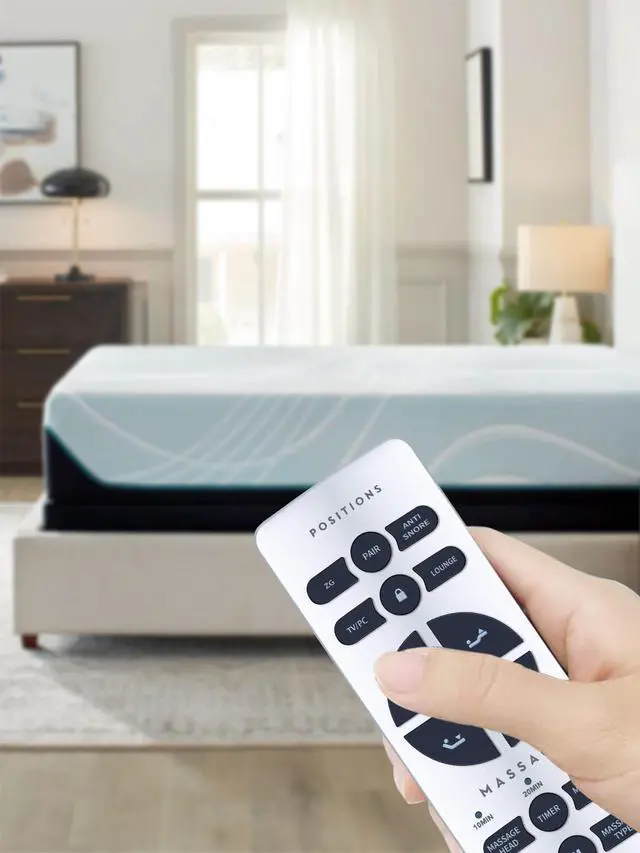 Alt view image 4 of 5 - FQOUG Replacement Remote Control for OTDMEL Adjustable Split King Bed Frame, for Verpal Zero Gravity Adjustable Bed Frame, Part Numbers RF.30.17.28
