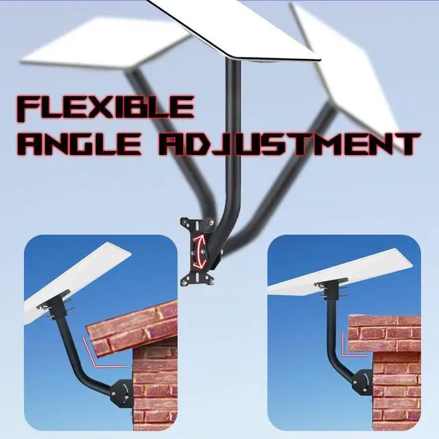 Alt view image 2 of 5 - Starlink Standard Gen 3/4/4X Pipe Adapter Mount,Adjustable Mounting Kit Compatible with V3/V4 Standard Dish for Roof,Wall(Include Pipe Adapter)