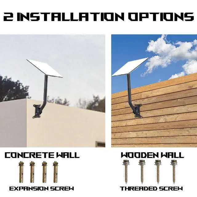 Alt view image 3 of 5 - Starlink Standard Gen 3/4/4X Pipe Adapter Mount,Adjustable Mounting Kit Compatible with V3/V4 Standard Dish for Roof,Wall(Include Pipe Adapter)