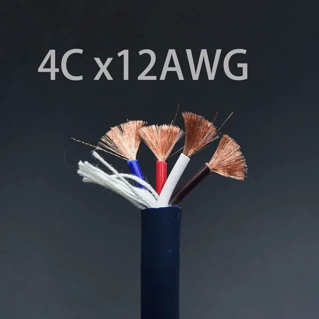 Alt view image 3 of 5 - Arklove 10ft 2packs 13awg Speaker Cable Premium Heavy Duty Braided Wire Dual Banana 2 Plug to 4 Banana Male Plugs Frequency Division 2 Banana Plugs - 4 Banana Plugs 1pair