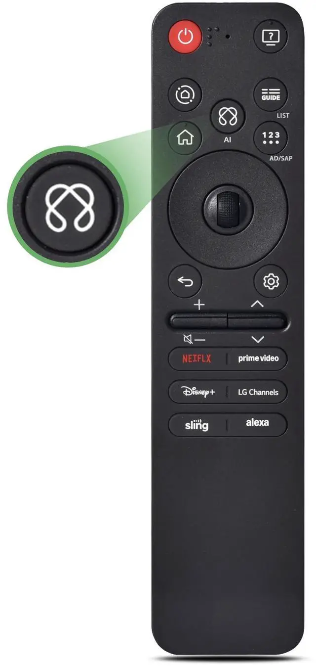Main image of Magic Remote for LG Smart TV,for All 2019 to 2025 TVs,Universal Replacement AI Voice and Pointer Control,2-Year-Warranty