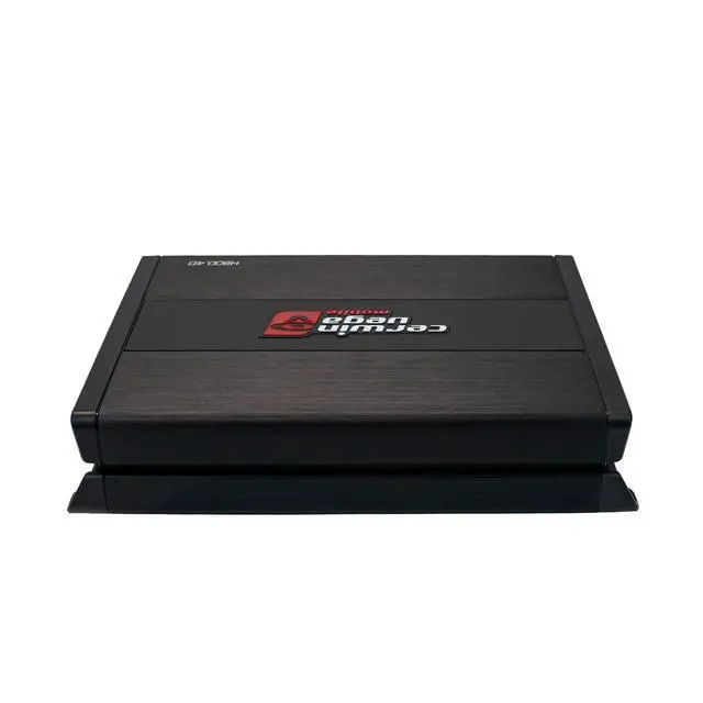 Alt view image 3 of 5 - Cerwin-Vega 4 Channel Full Range Digital Amplifier - 800W RMS, Class D Amp with Selectable Crossovers, High Efficiency, 4CH/2CH Modes for Superior Car Audio, Compact and Versatile Design - H800.4D