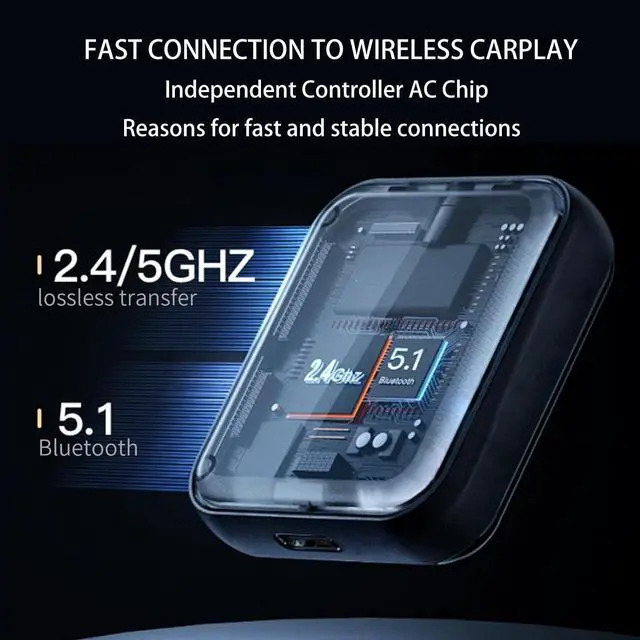 Alt view image 5 of 5 - autoabc CarbitLink Adapter for Chery/Chirey Geely Jac Changan Jetour MG Gac Baic, Wireless CarPlay/Android Auto Converter for OEM Smart-Link Phone-Link EasyConnection v6.0 and Above 2022-2026 C