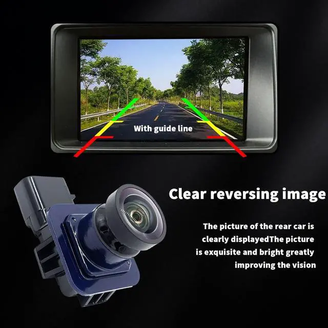 Alt view image 5 of 5 - EJ5Z-19G490-A Rear View Back Up Camera Compatible with Ford Escape 2014 2015 2016 Reverse Backup Camera Replaces GJ5T-19G490-AB