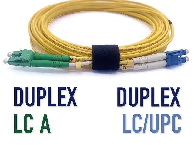 Alt view image 3 of 5 - Elfcam - 25m/82.02ft Fiber Optic Cable LCA to LC/UPC OS2 Singlemode Duplex 9/125um LSZH, Yellow, 25 Meter