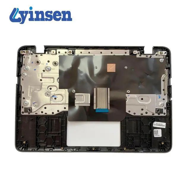 Alt view image 3 of 5 - Lyinsen Replacement for Acer Chromebook 11 C732 C733 C732T C733T Laptop Upper Case Palmrest Keyboard Assembly Part 11.6" 6B.GUKN7.001 Top Cover Black