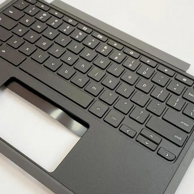 Alt view image 5 of 5 - Lyinsen Replacement for Acer Chromebook 11 C732 C733 C732T C733T Laptop Upper Case Palmrest Keyboard Assembly Part 11.6" 6B.GUKN7.001 Top Cover Black