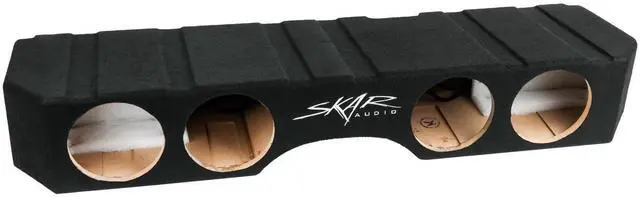 Main image of Skar Audio Quad 8" Ported Subwoofer Enclosure Compatible with 2004-2015 Nissan Titan Crew Cab Trucks