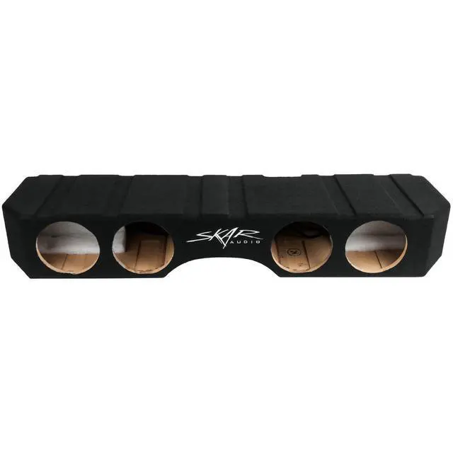 Alt view image 2 of 5 - Skar Audio Quad 8" Ported Subwoofer Enclosure Compatible with 2004-2015 Nissan Titan Crew Cab Trucks