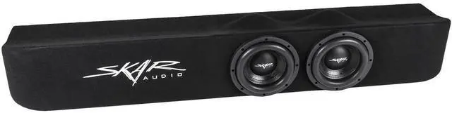Main image of Skar Audio Dual 8" Loaded VD Series Ported Subwoofer Enclosure Compatible with 2009-2014 Ford F-150 Super Crew Cab Trucks