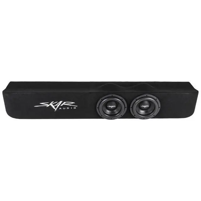 Alt view image 3 of 5 - Skar Audio Dual 8" Loaded VD Series Ported Subwoofer Enclosure Compatible with 2009-2014 Ford F-150 Super Crew Cab Trucks