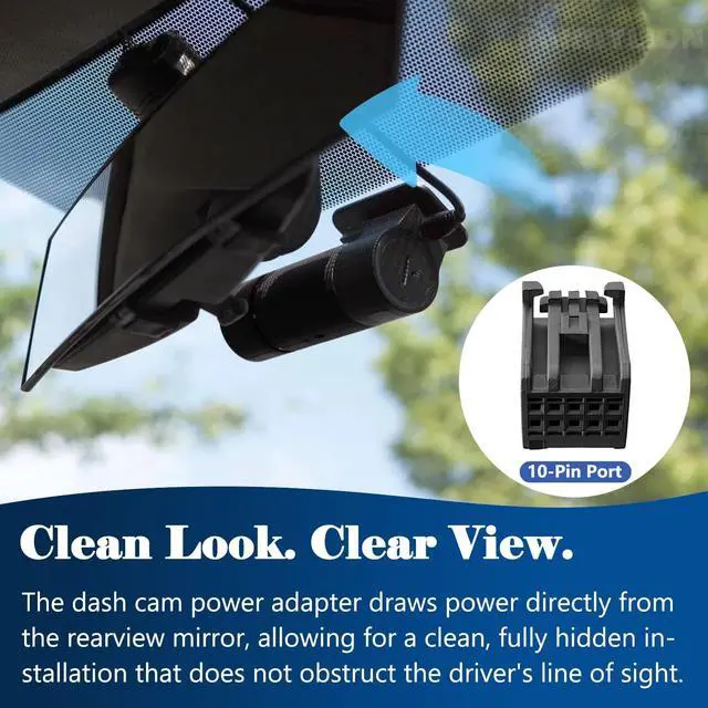 Alt view image 3 of 5 - Kimylion 10-Pin Dash Cam Power Adapter for GM Chevy GMC Buick Cadillac
