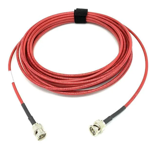 Alt view image 2 of 3 - AV-Cables 3G/6G HD SDI Mini RG59 BNC Cable - Belden 1855a (10ft, Red)