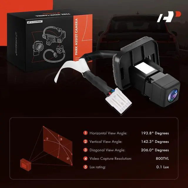 Alt view image 2 of 5 - A-Premium Rear View Backup Camera Compatible with Honda