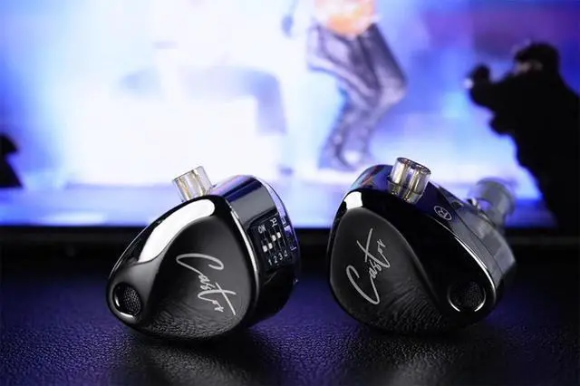 Alt view image 2 of 5 - KZ Castor Improved Bass Earbuds with Microphone (Tuning)